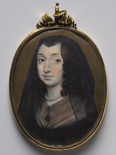 哈德姆卡佩尔夫人伊丽莎白·莫里森的肖像，c。 1650。 作者 理查德·吉布森