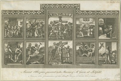 利奇菲尔德-古代祭坛片：版画，nd [c 1785]（印刷） 作者 理查德·格林