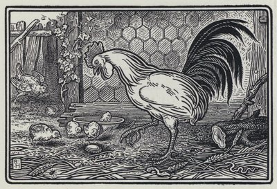 The Cock And The Pearl (engraving) 作者 理查德·海威