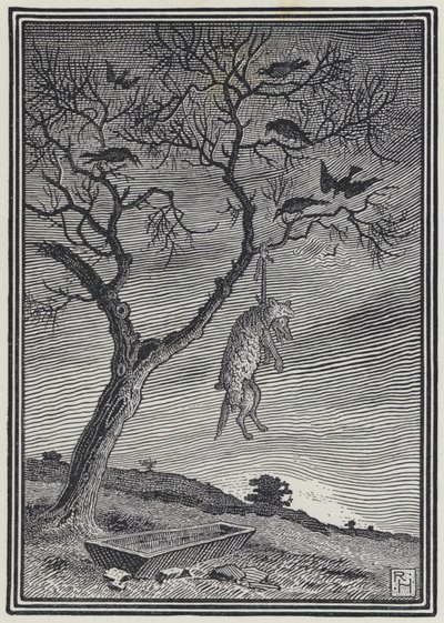 披着羊皮的狼（版画） 作者 理查德·海威
