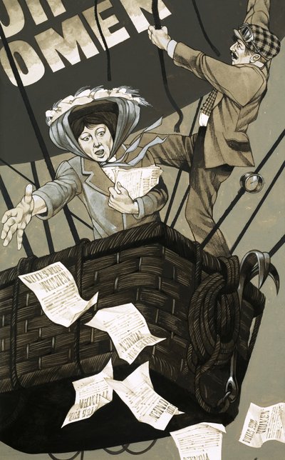女权运动在空中展开 作者 理查德·胡克