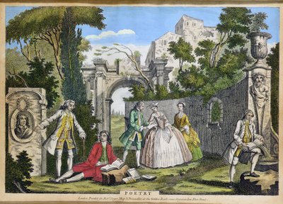 诗歌，酒吧。作者：Robert Sayer（fl.1750-80）c.1750（aquatint） 作者 理查德·休斯顿