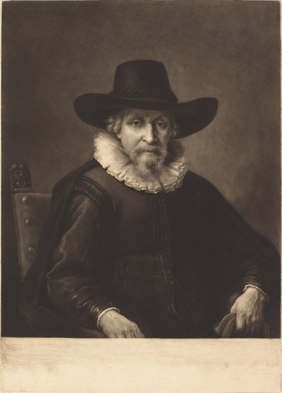 城堡管理员 作者 伦勃朗·范·莱恩 (Rembrandt van Rijn) 之后的理查德·休斯顿
