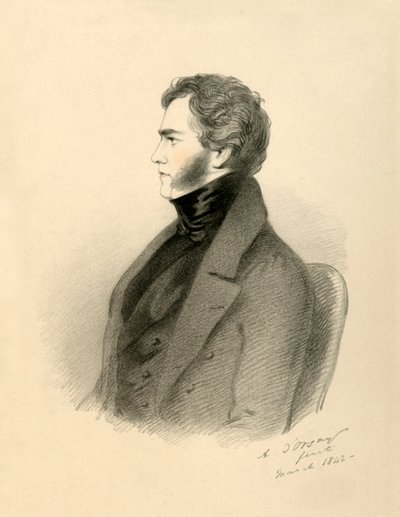 罗斯海军上将，1842年。 作者 理查德·詹姆斯·莱恩