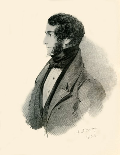 约翰·莱斯特上校，1834年。 作者 Richard James Lane