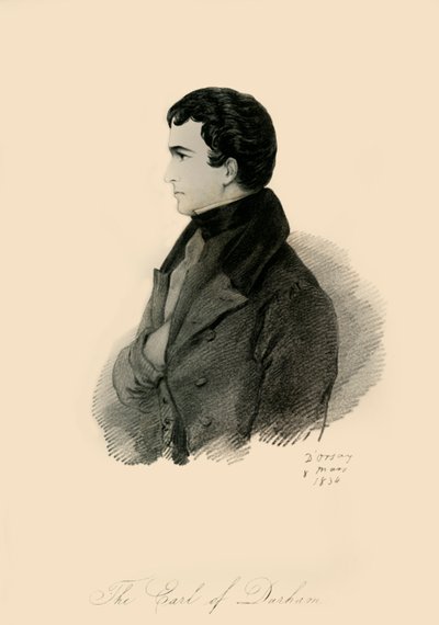 达勒姆伯爵，1834年。 作者 理查德·詹姆斯·莱恩