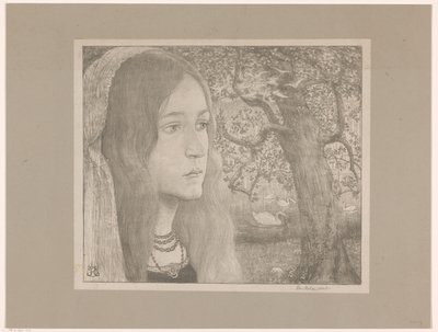 海尔格展望未来
赫尔加的入口（原标题） 作者 理查德·尼古拉斯·罗兰·霍尔斯特（有艺术家签名）