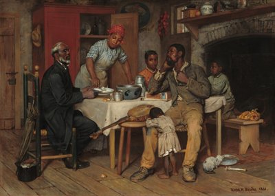 牧民访问》，1881年。 作者 理查德·诺里斯·布鲁克