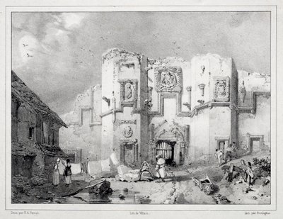 1826年在斯特灵的老门户。 作者 理查德·帕克斯·博宁顿