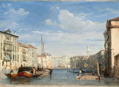 大运河，18261827。 作者 理查德·帕克斯·博宁顿