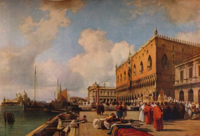 威尼斯：公爵宫殿与宗教游行，c1828 作者 理查德·帕克斯·博宁顿