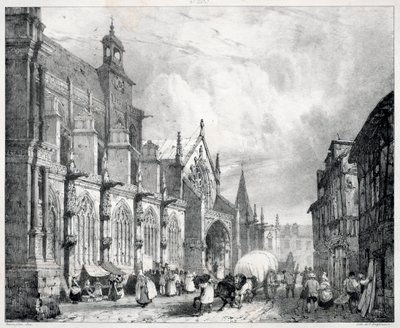 1824年，在古老的法国诺曼底（Normandy）进行了风景如画的浪漫之旅。 作者 理查德·帕克斯·博宁顿