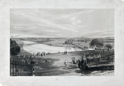 阿文汉姆和米勒公园，约 1870 年（纸张上的有色石版画） 作者 理查德·帕姆特（Richard Parminter）袖口