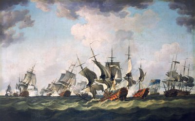 基伯龙湾战役，1759 年 11 月 20 日（油画） 作者 理查德·佩顿