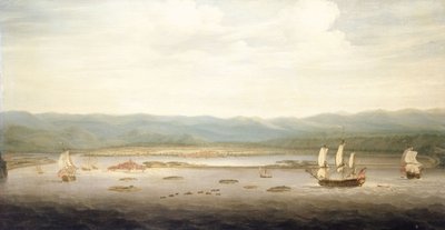 牙买加皇家港风景，约 1758 年（布面油画） 作者 理查德·佩顿
