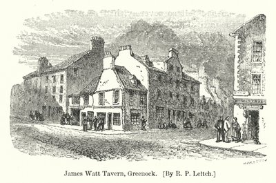 James Watt Tavern, Greenock (engraving) 作者 理查德·普里恩（后）里奇