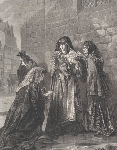 詹姆斯二世女王的飞行，来自《伦敦新闻画报》，1872年8月3日。 作者 理查德·普里恩·利奇