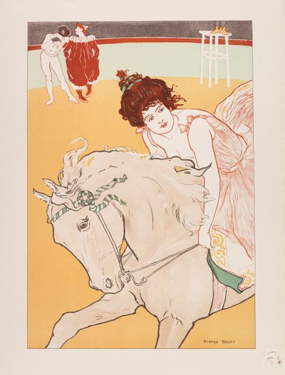 骑士》，1898年。 作者 理查德·兰夫特
