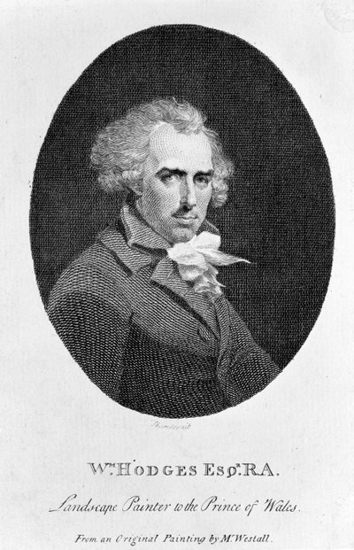 William Hodges RA，由Fitzgerald Thornthwaite雕刻，于1792年出版于“文学杂志” 作者 理查德·韦斯特尔