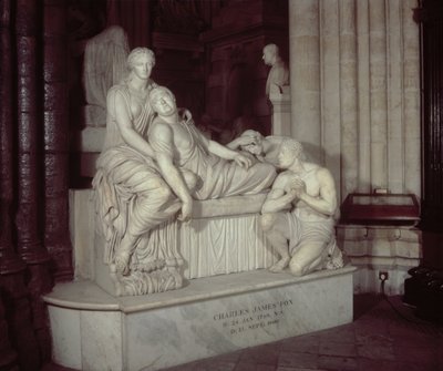 查尔斯詹姆斯福克斯纪念碑（1749-1806），c.1823（大理石） 作者 Richard Westmacott