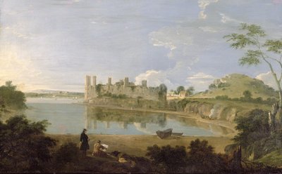 Caernarvon Castle, c.1745-50 (oil on canvas) 作者 理查德·威尔逊