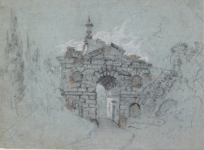 Kew的废墟拱门，约1760年代 作者 理查德·威尔逊