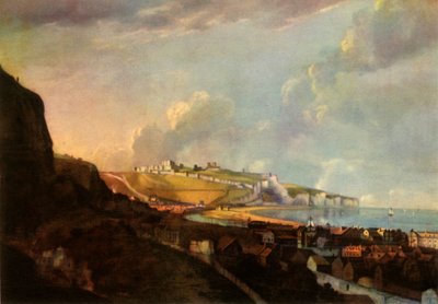 多佛尔的景色，1747年，1944年。   作者 理查德·威尔逊