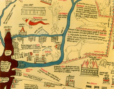 赫里福德世界地图，约1280年》，1944年。 作者 理查德·德·贝洛