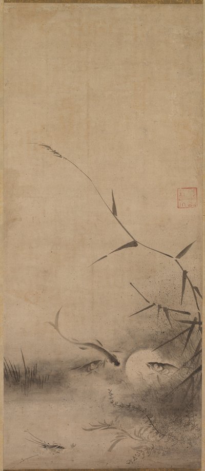 鱼和海草，16世纪。 作者 临京
