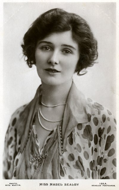 英国女演员Mabel Sealby，c1900s-c1910s。 作者 丽塔·马丁（Rita Martin）