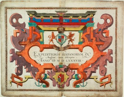 Expeditionis Hispanorum in Angliam vera descriptio anno domini MDLXXXVIII "扉页 作者 罗伯特（继）亚当斯