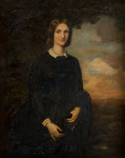 布拉德福德伯爵夫人塞琳娜·韦尔德·福雷斯特 (Selina Weld Forester) 的肖像（1819-1894 年），c.1839-94（布面油画） 作者 罗伯特（后）索伯恩
