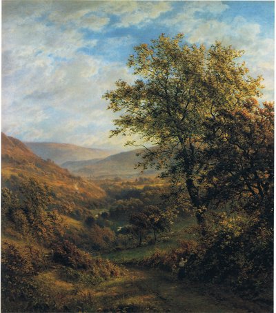 Summer landscape (colour litho) 作者 罗伯特·阿克·马歇尔