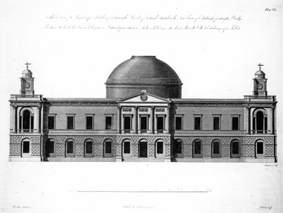 1773年，J.Roberts雕刻的爱丁堡登记处南立面 作者 罗伯特·亚当
