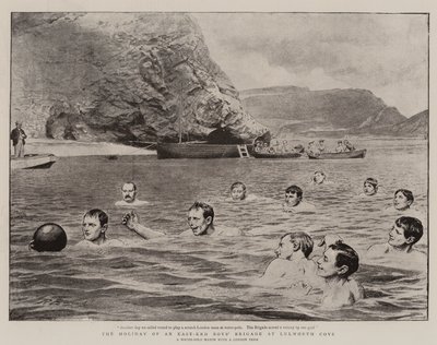 拉尔沃思湾的一个东端男孩旅的假日 作者 Robert Barnes