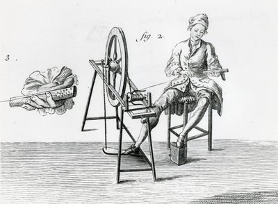乡村经济学，棉花，来自Encyclopedia by Denis Diderot 1713-84雕刻bw照片细节164438 作者 罗伯特·贝纳德