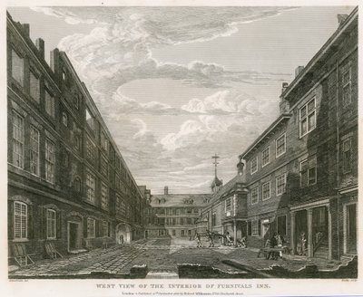 Furnival&39;s Inn，Holborn，伦敦内部的西部视图 作者 罗伯特·布莱默尔·施内伯贝利