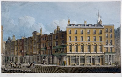 Cheapside，伦敦市，1818年 作者 罗伯特·布雷默尔·施内伯贝利