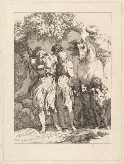 圈养家庭，约。 1783年。 作者 罗伯特·布莱斯