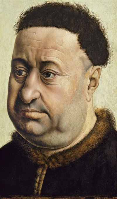 男子肖像Robert de Masmines，约1425年 作者 罗伯特·坎平