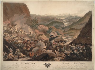 巴格拉季昂亲王率领哥萨克人在阿尔卑斯山进攻，1805年 作者 Robert Carr Porter