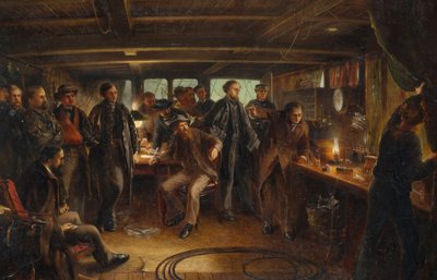 等待回复，ca。 1866年。 作者 罗伯特·查尔斯·达德利
