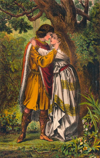 胡蜂我的女王！我的女主人！哦，夫人哭了。辛贝琳：第一幕，场景I，c1875 作者 罗伯特·查尔斯·达德利