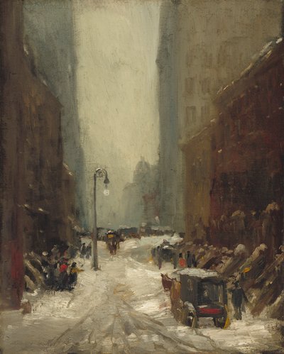 1902年在纽约下雪 作者 罗伯特·科扎德·亨利
