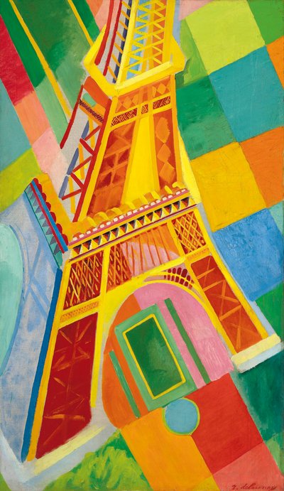 La Tour Eiffel, 1926. 作者 罗伯特·德劳内