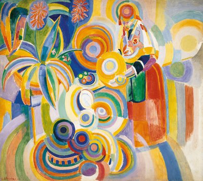 葡萄牙女人，1916年 作者 罗伯特·德劳内