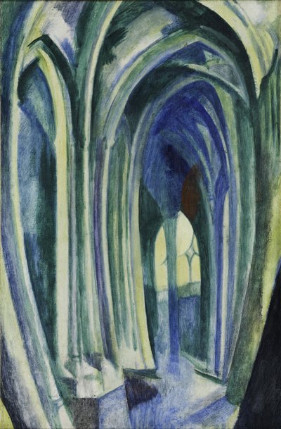 圣塞弗林5号，彩虹，1909-1910年 作者 罗伯特·德劳内
