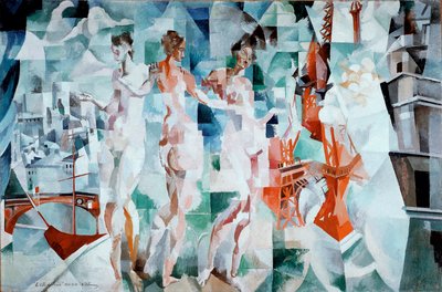 罗伯特-德劳内（1885-1941 年）的《巴黎之城》绘画作品 作者 罗伯特·德劳内