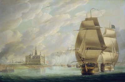 1801年3月30日，哥本哈根海战前，纳尔逊强行通过峡湾 作者 罗伯特·多德