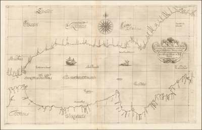 1646 年罗伯特-达德利绘制的西地中海和直布罗陀地图 作者 罗伯特·杜德利